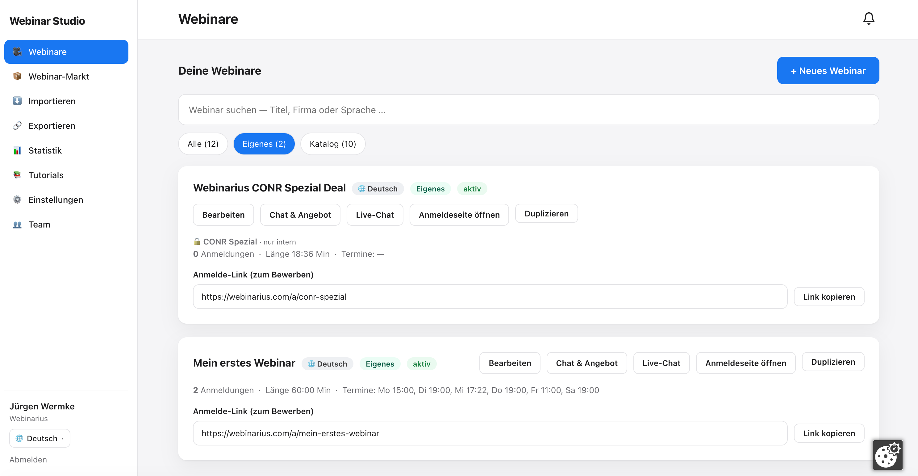 Webinar overview