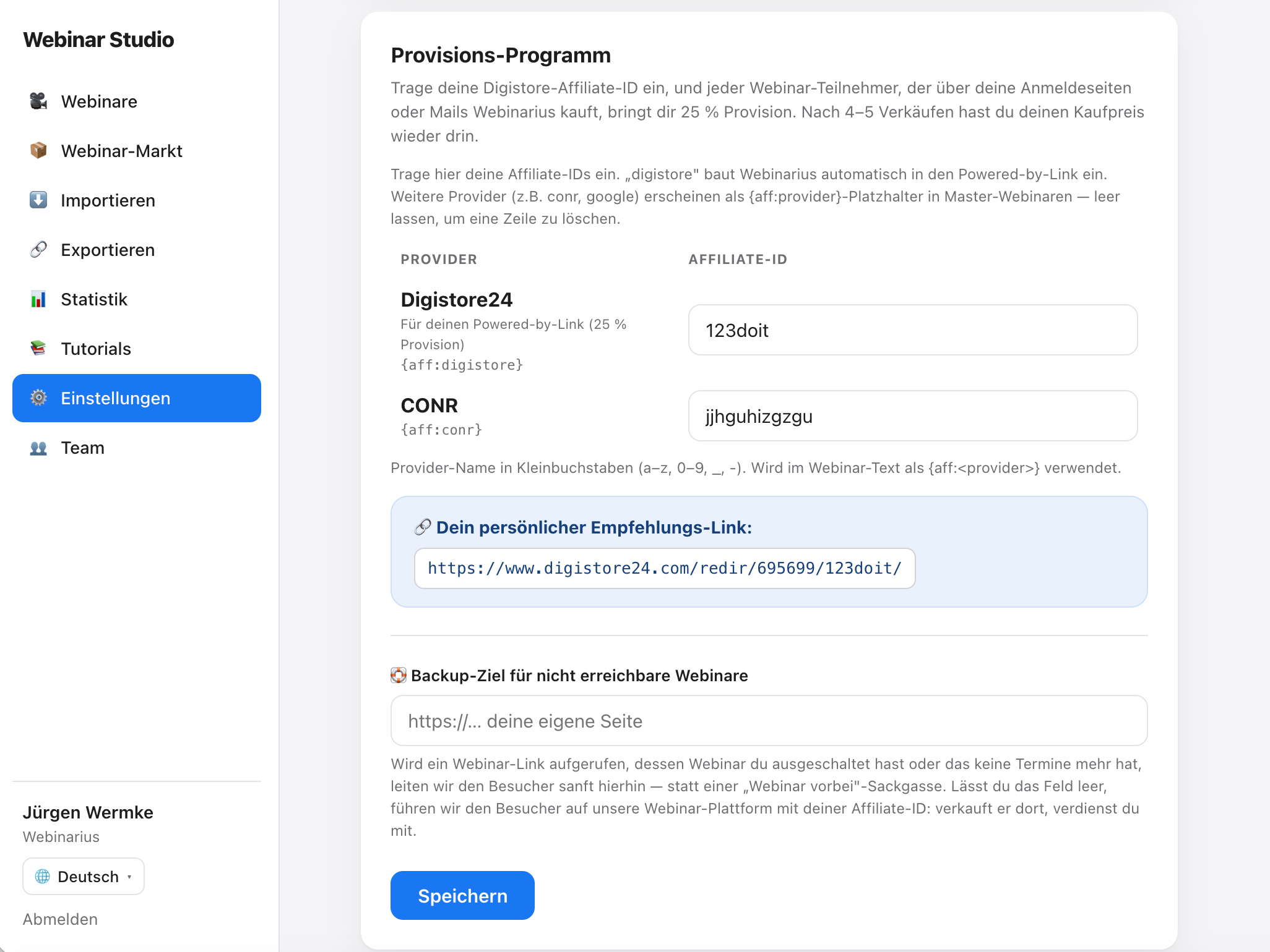 Referral program